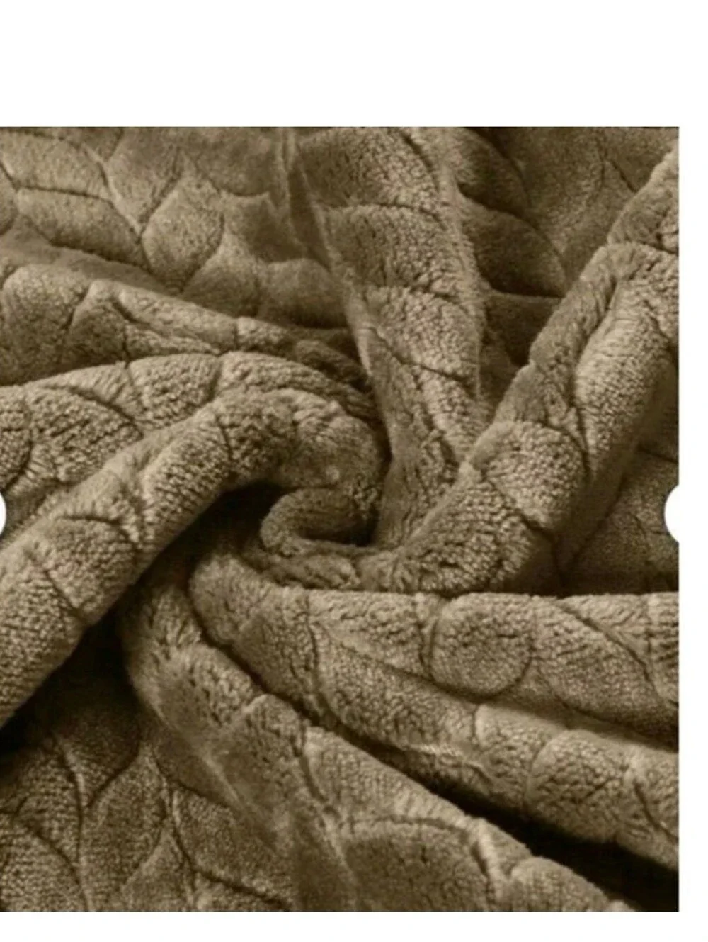 Monte & Jardin Luxury Collection Ultra Plush Throw Tropical Leaf 60x70 Brown